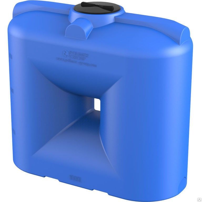 Пластиковая емкость для воды 2000 л. синяя
