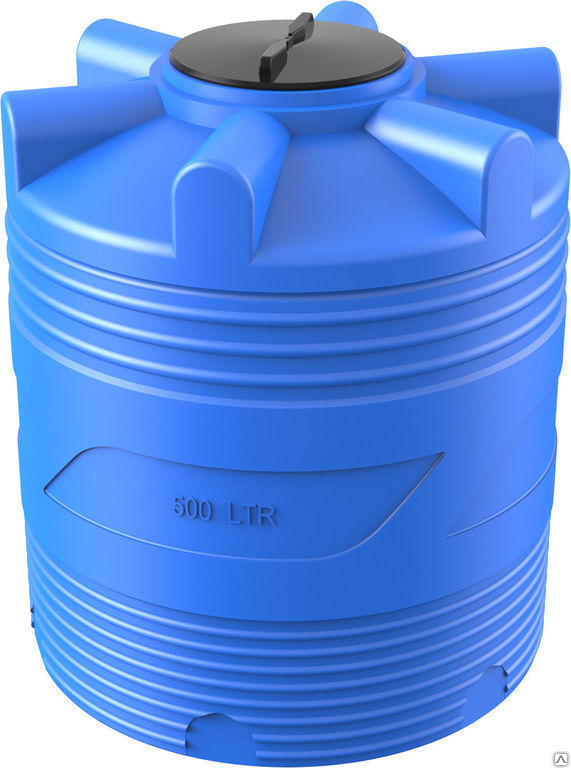Пластиковая емкость для воды 1000 л. синяя