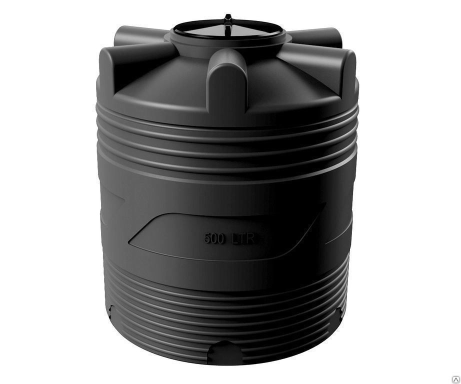 Пластиковый резервуар для воды 5000 л. черный