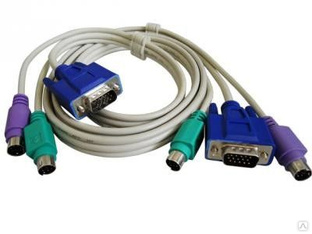 KVM кабель длинной 1.8 метра KVM Cable PS/2 - 1.8M 