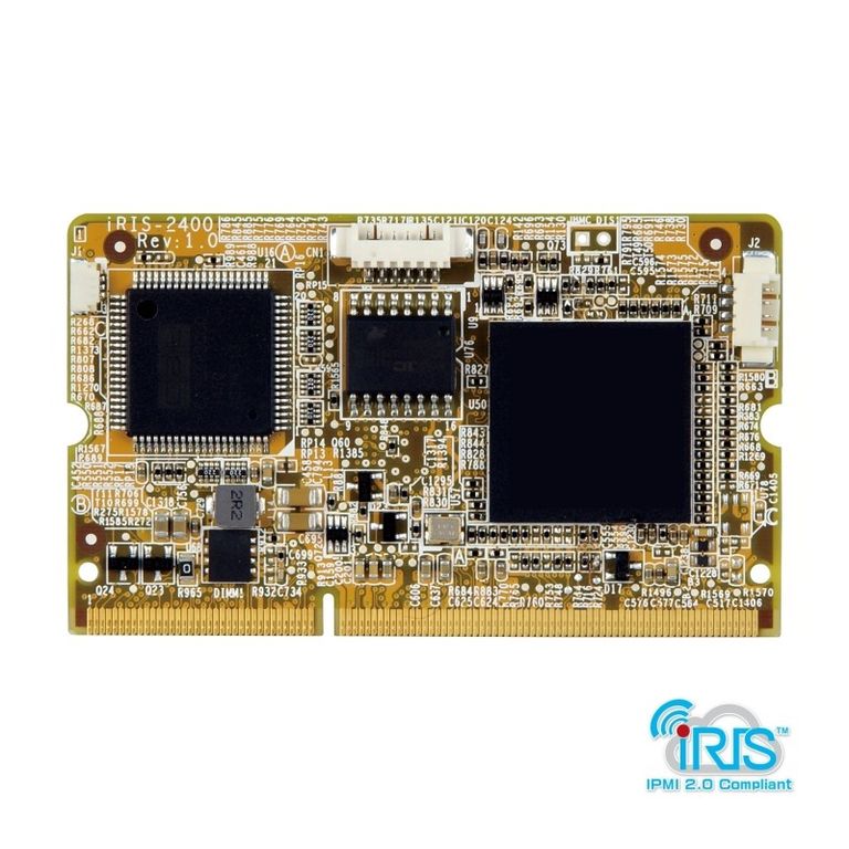 Адаптер IPMI 2.0 с чипом AST2400 BMC для разъема DDR3 SO-DIMM iRIS-2400