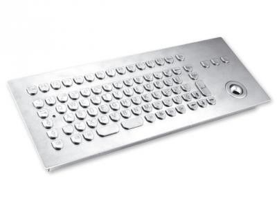 Встраиваемая клавиатура с трекболом 25 мм TKV-084-TB25V-MODUL-USB-US/CYR