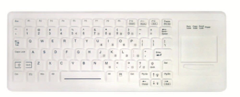 Клавиатура TKG-083-TOUCH-KGEH-WHITE-BACKL-USB-US/CYR (KGxxxxx)