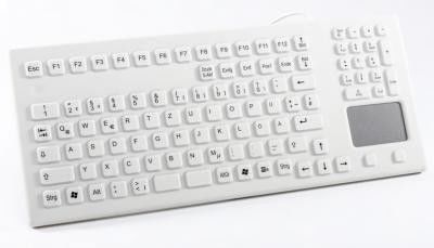 Клавиатура TKG-107-TOUCH-IP68-WHITE-USB-US/CYR (KG22307)
