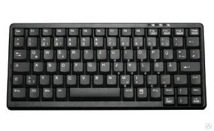 Компактная настольная клавиатура TKL-083-KGEH-BLACK-OEM-USB-US/CYR, KL17281 
