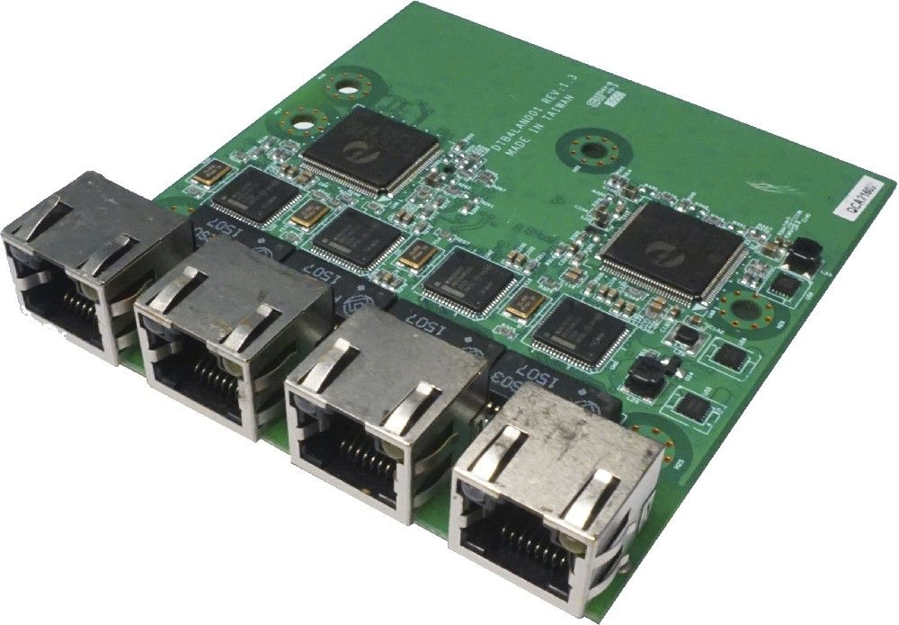 Модуль расширения: 4 x GbE LAN, для DS-1101 CMI-LAN104/FB11