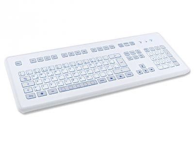 Настольная промышленная клавиатура TKS-105c-KGEH-USB-US/CYR (KS19274)