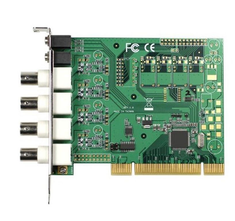 Плата видеозахвата, 4 канала H.264/MPEG4, программное сжатие, PCI DVP-7030E