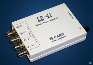 Усилитель заряда, 4 канала, полоса 0,3 Гц - 22 кГц LE-41 #1