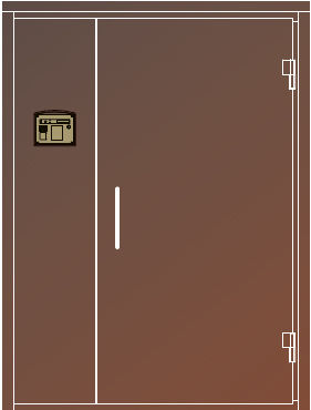 Дверной блок VIZIT-ДСНМЦ-14-Пр(Лв) с "глухим" дверным полотном.