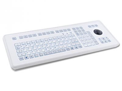 Настольная промышленная клавиатура TKS-105c-TB38-KGEH-PS/2-US/CYR