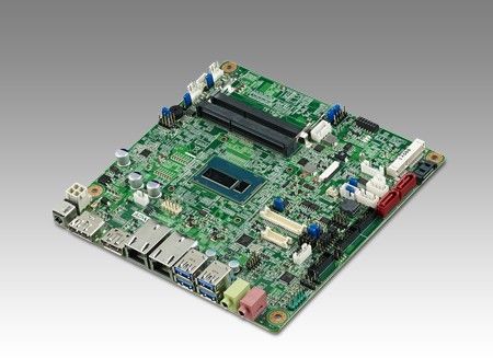 Процессорная плата miniITX, DC miniITX Haswell-ULT i7-4650U, eDP/DP/DP+