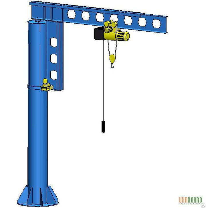 Кран консольный поворотный