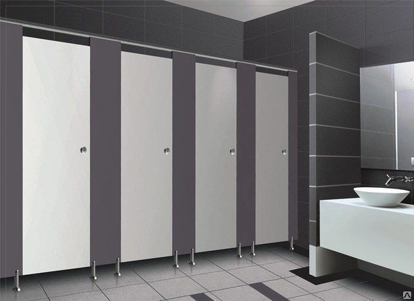 Туалетные кабинки из влагостойких панелей HPL
