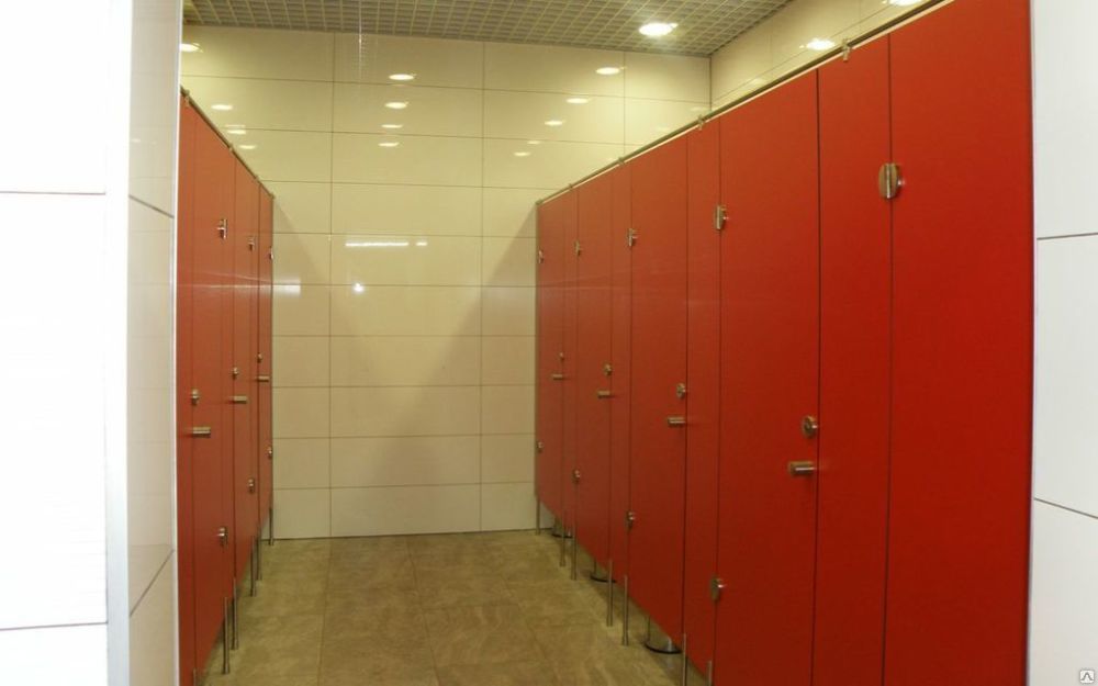 Туалетные кабинки HPL для офисов