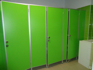 Обустройство сантехнической комнаты панелями HPL