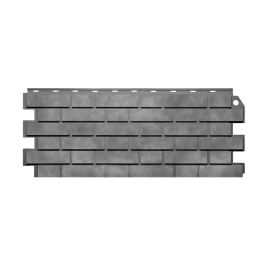 Фасадная панель Fineber Кирпич 3Д, Бежево-серый