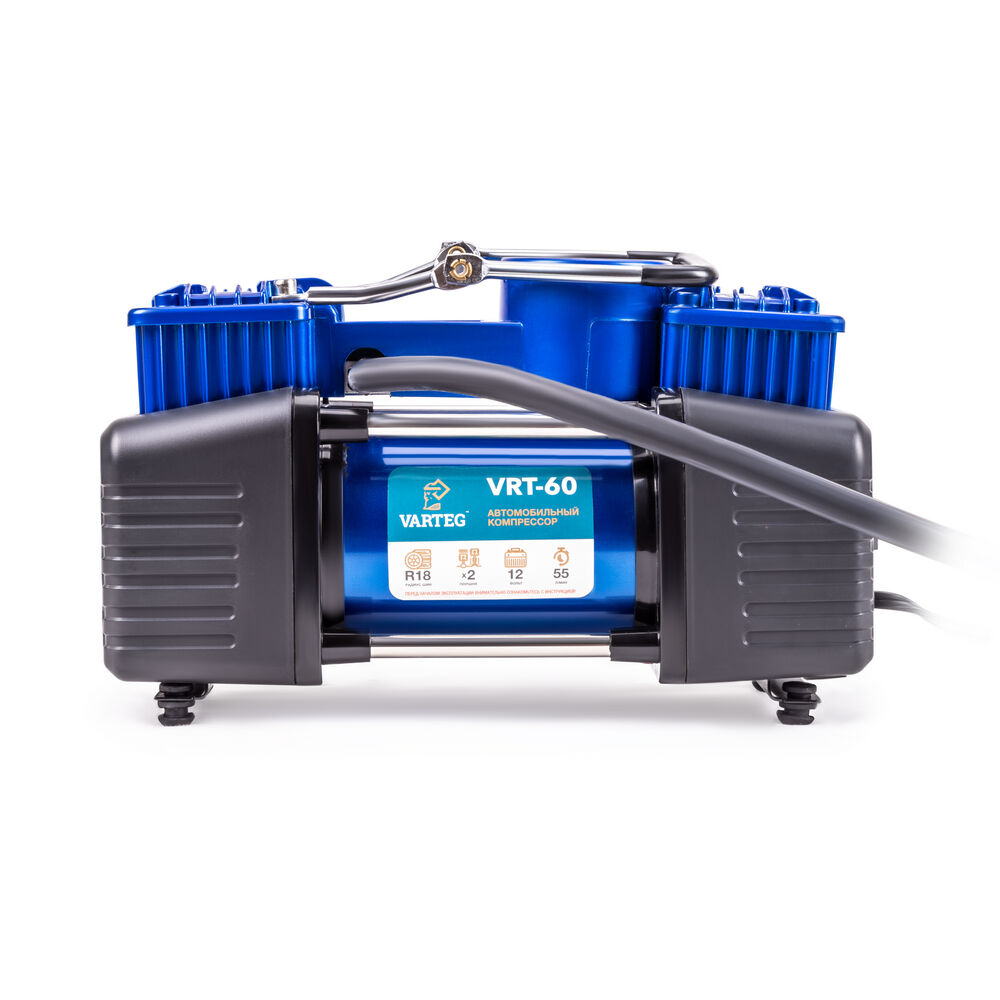 Автомобильные компрессоры VARTEG Автомобильный компрессор VRT-60 с набором аксессуаров 3