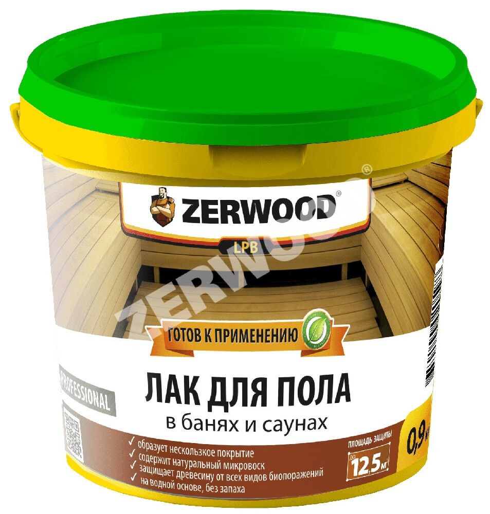 Лак ZERWOOD для бань и саун lbs (2,5кг)