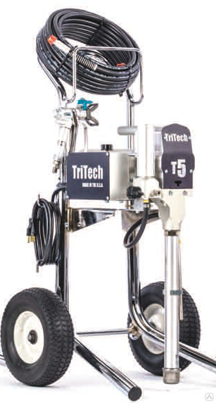 Окрасочный агрегат безвоздушного распыления Tritech T5 Hi-Cart