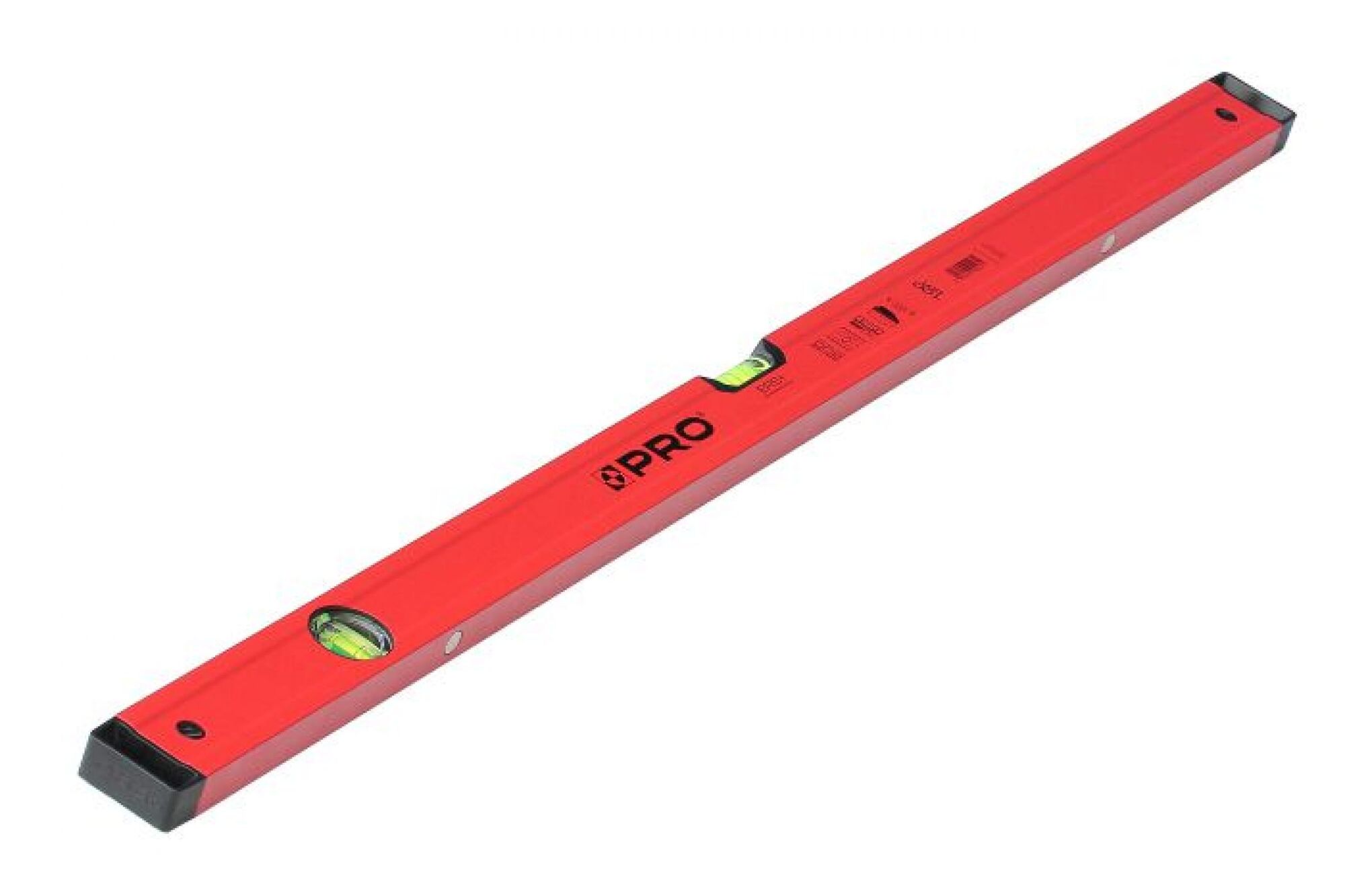 Алюминиевый уровень PRO 600 с 2 магнитами, красный, 200 см A3-200