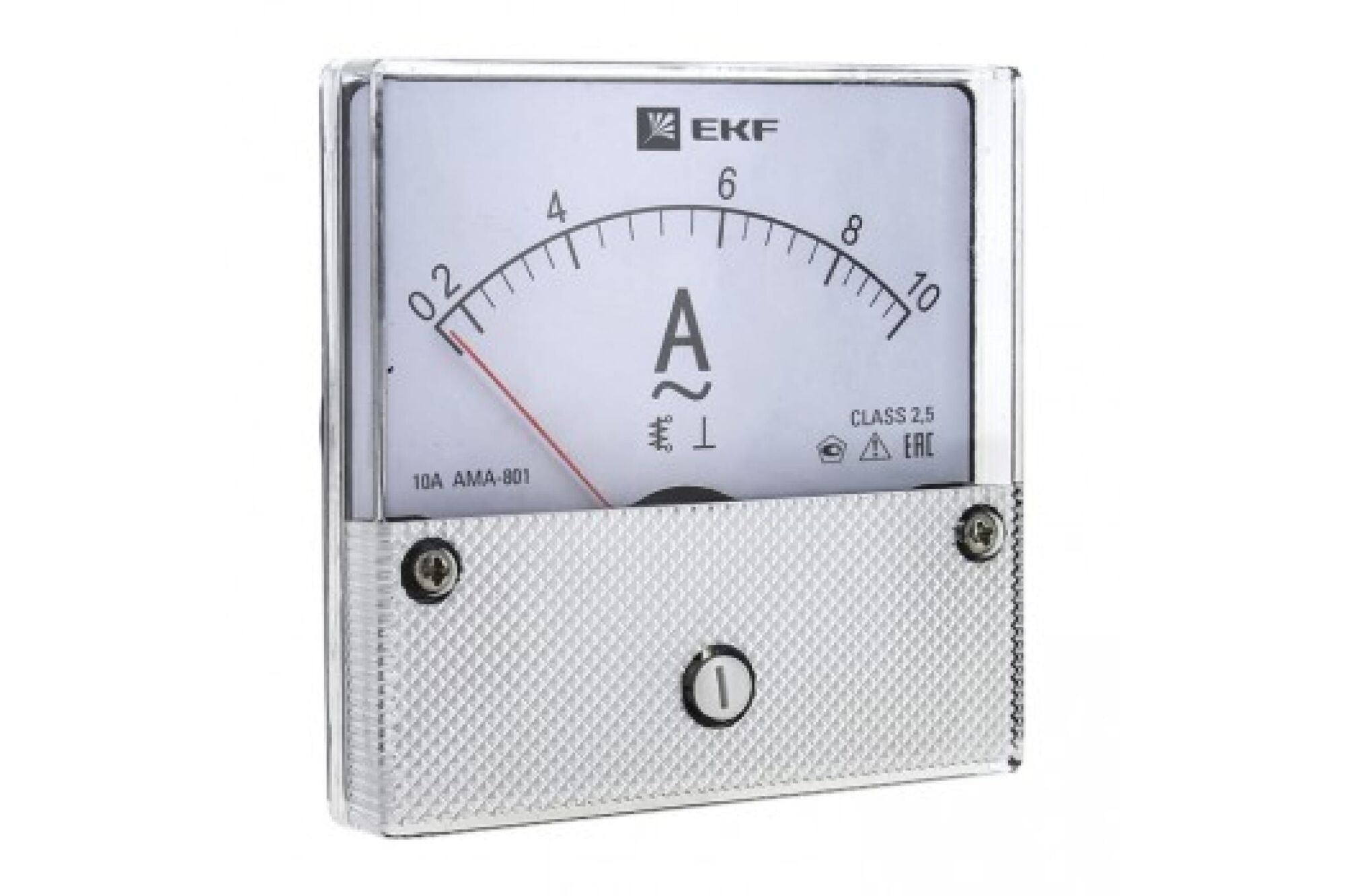 Аналоговый амперметр EKF AMA-801 на панель, круглый вырез SQama-801-100