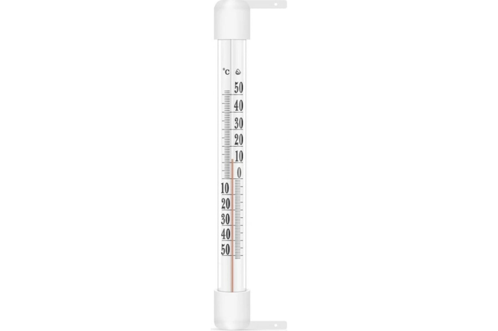Бытовой термометр Стеклоприбор ТБ-3-М1 исп.5, полистирольная шкала, стандарт, белый 300162