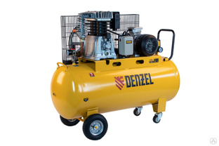 Воздушный компрессор Denzel BCI4000-T/200, ременной привод 4,0 кВт, 200 литров, 690 л/мин 58124 #1