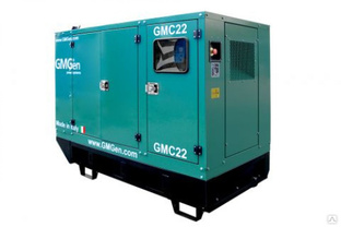 Дизель генератор GMGen Power Systems GMC22 16 кВт, 380/220 В в шумозащитном кожухе 101114980 #1