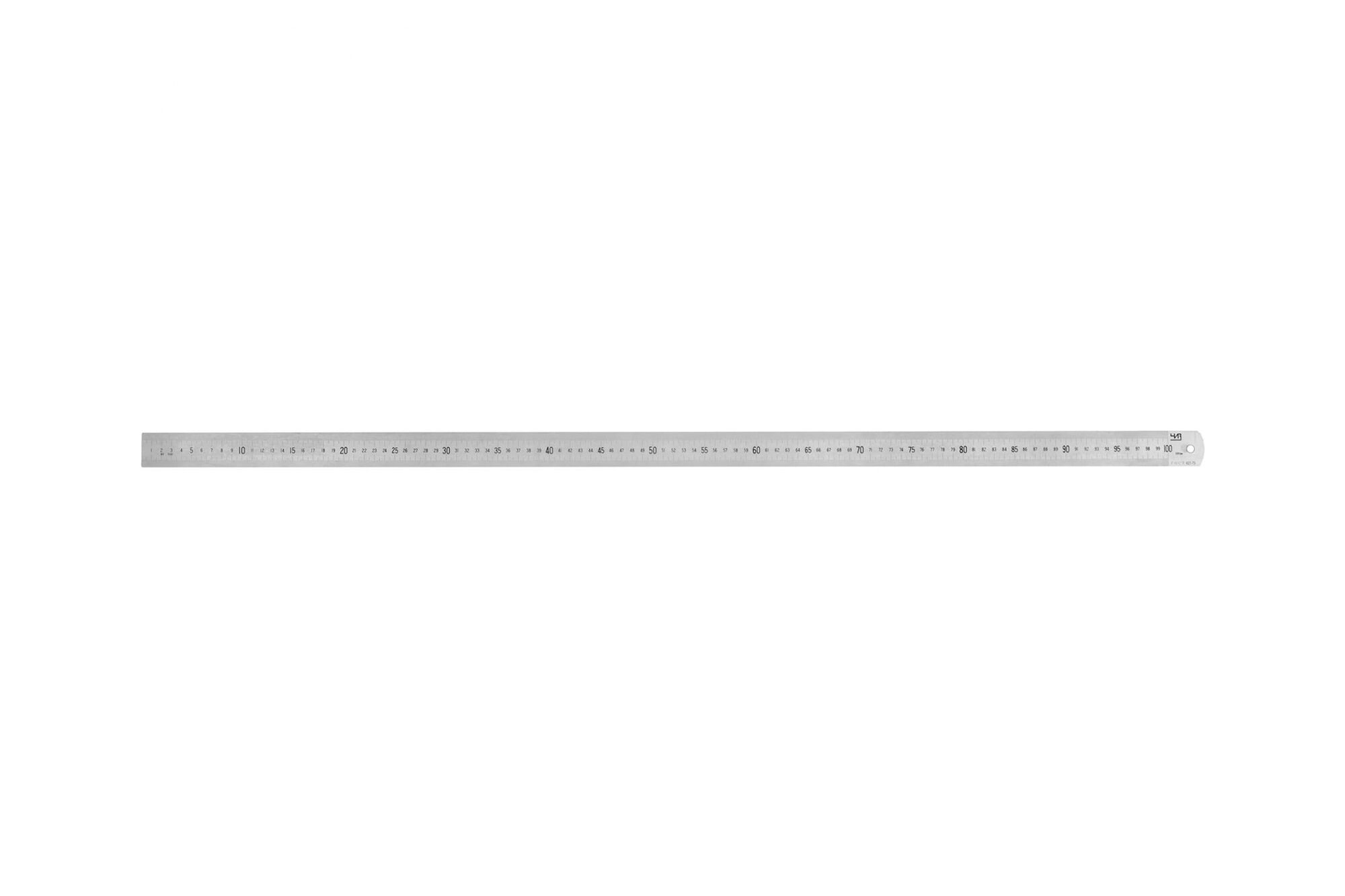 Измерительная линейка ЧИЗ 1500х38х1.5 мм металлическая 176449