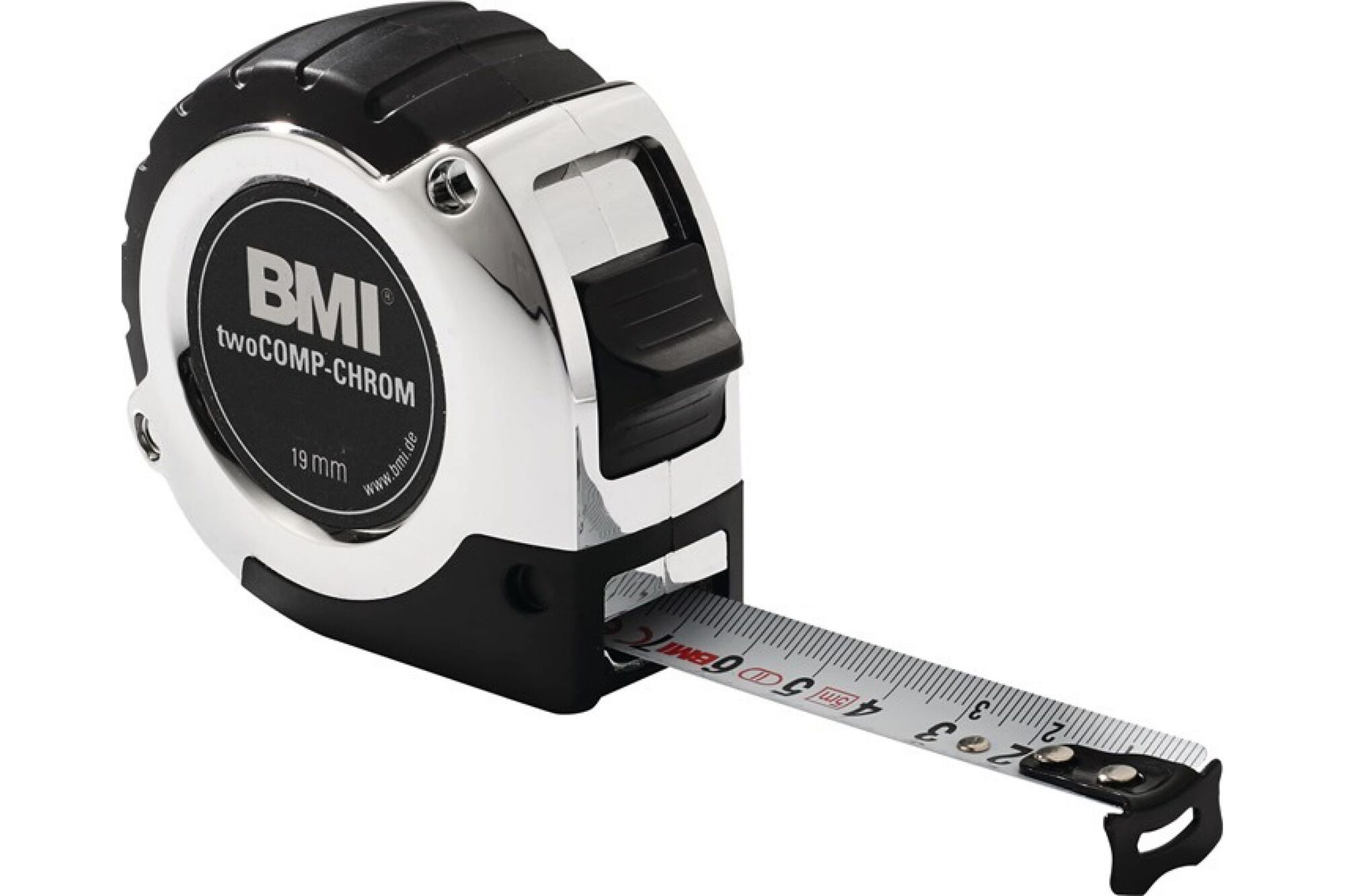 Измерительная рулетка BMI twoCOMP-CHROM 2m 475241221