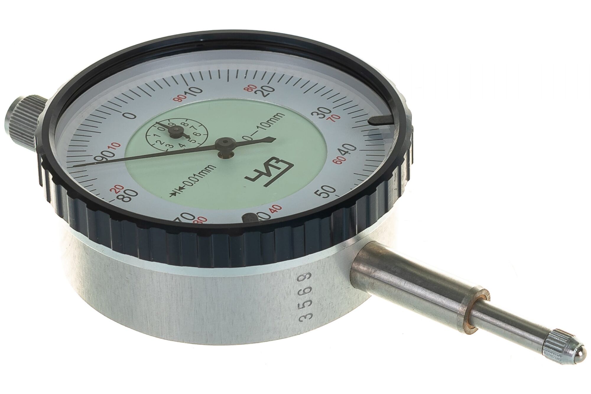 Индикатор часового типа (0-10 мм, 0.01 мм, без ушка) ЧИЗ 45733