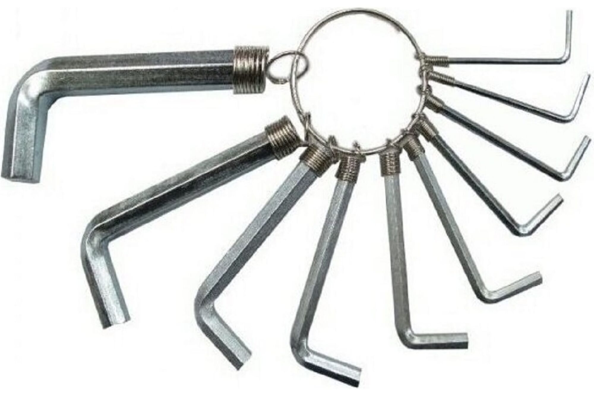 Ключи шестигранные 1,5-8,0мм 10пр. MGH 44701