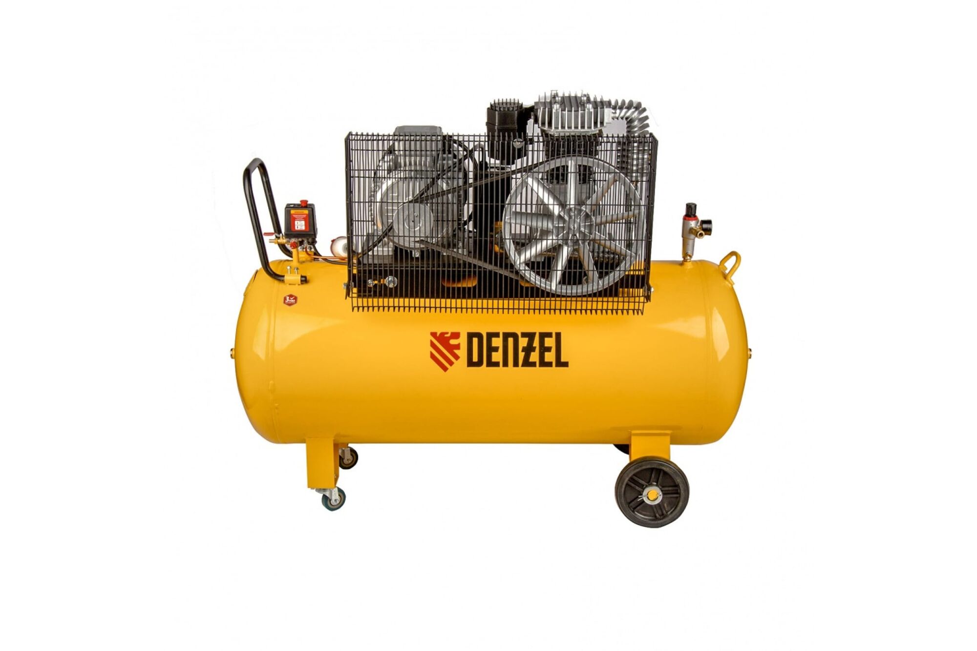 Компрессор DENZEL DR5500/300 масляный ременный 10 бар 850 л/м мощность 5.5 кВт 58069 Denzel