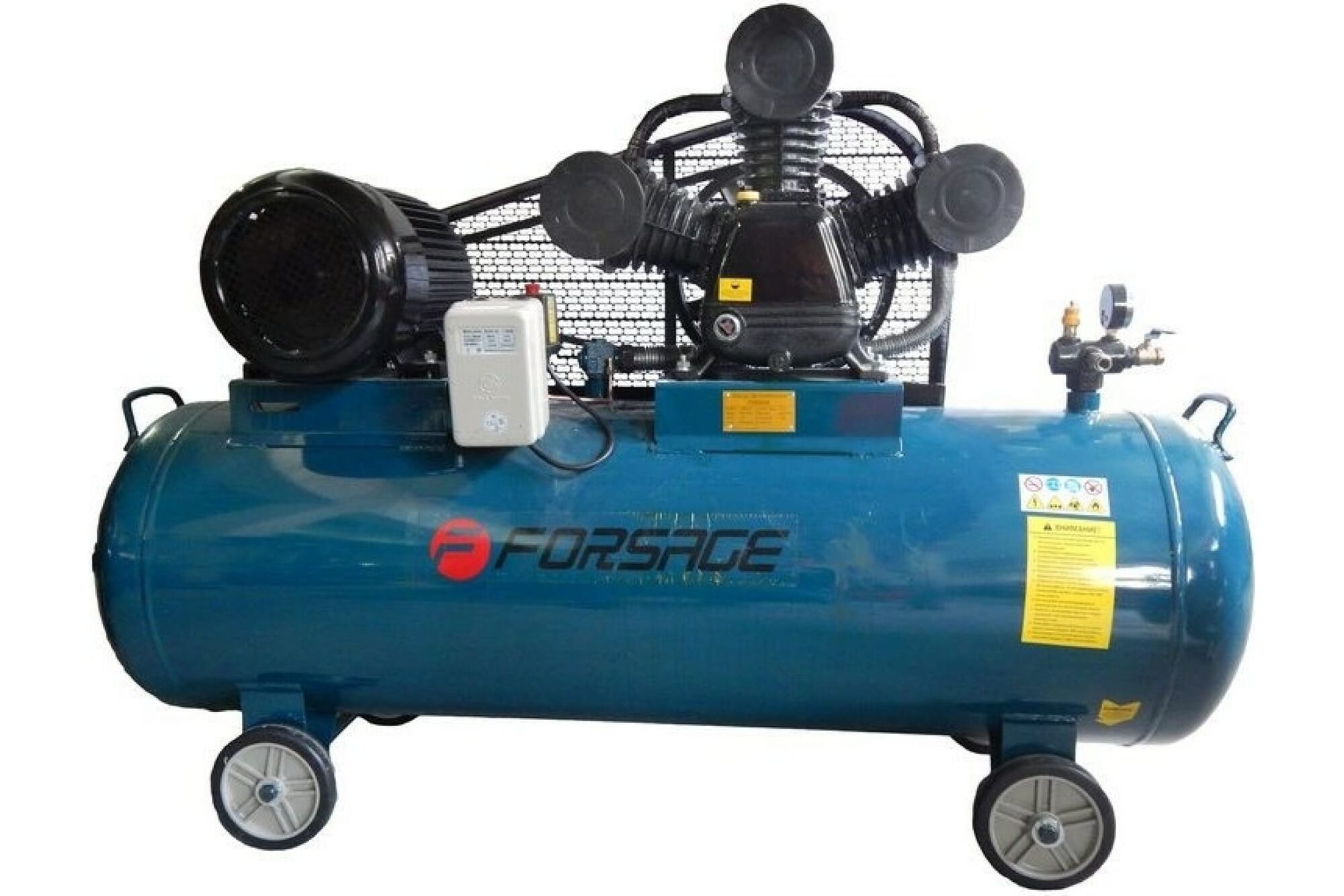 Компрессор Forsage 500 л, 3-х поршневой, с ременным приводом F-TB290T-500