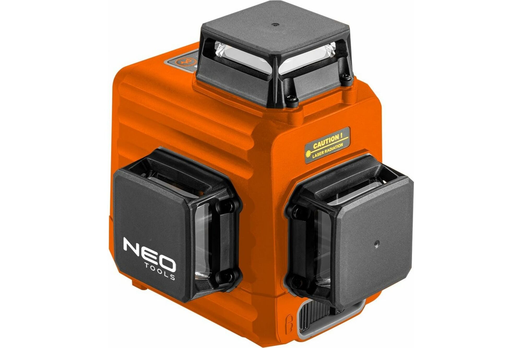 Лазерный уровень 3D NEO Tools, 15 м, красный, самовыравнивание 4, магнитный держатель, кейс 75-104