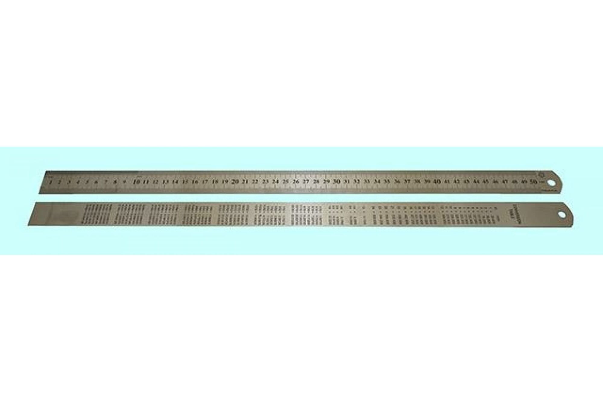 Металлическая линейка TLX 1500x38x1.2 мм с двухсторонней шкалой 66612