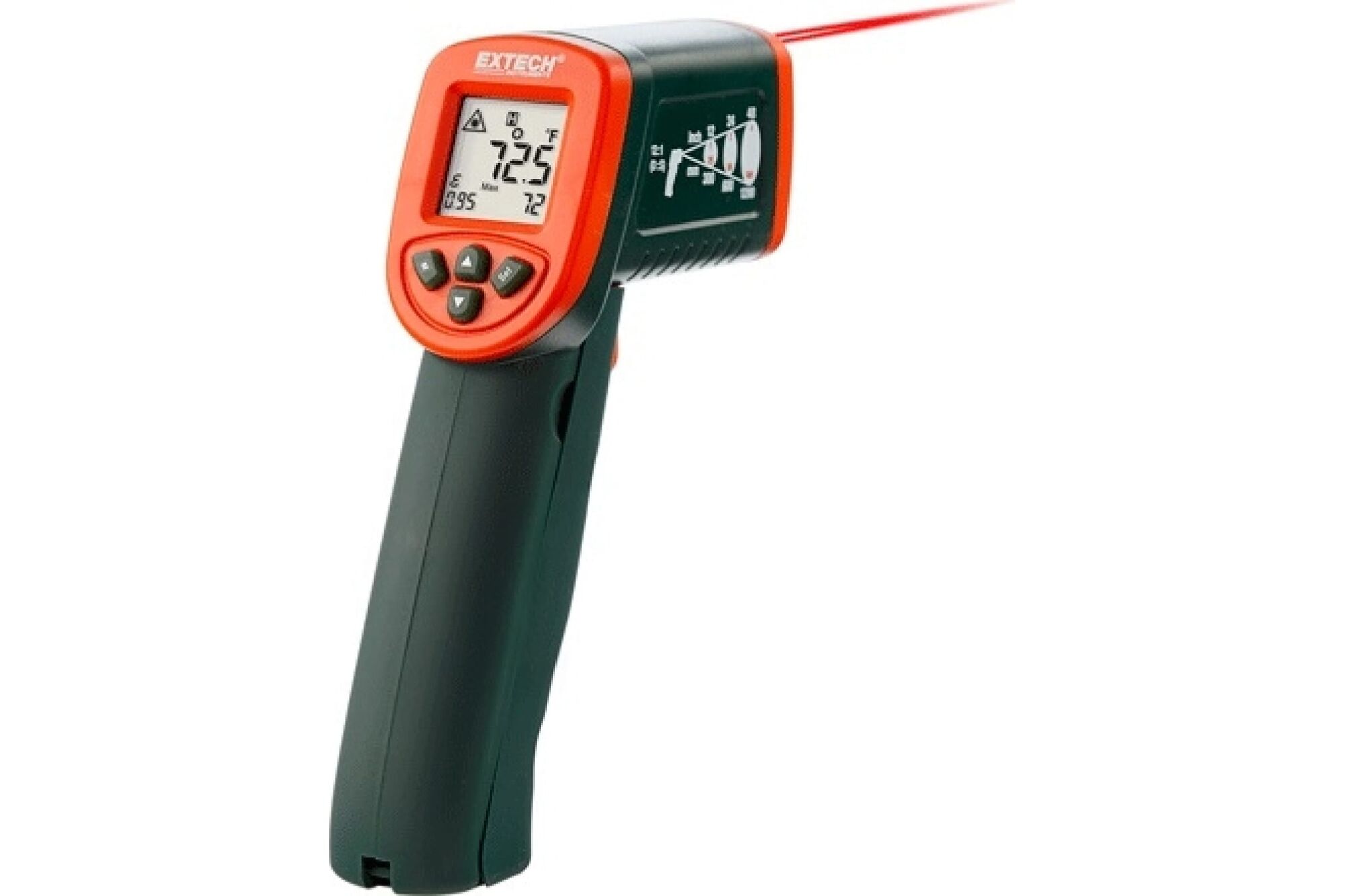 Миниатюрный ИК-термометр с входом k-type Extech IR267