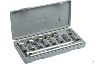 Набор инструментов в кейсе TUNDRA подарочная упаковка, закаленная сталь, 15 предметов 4193187 