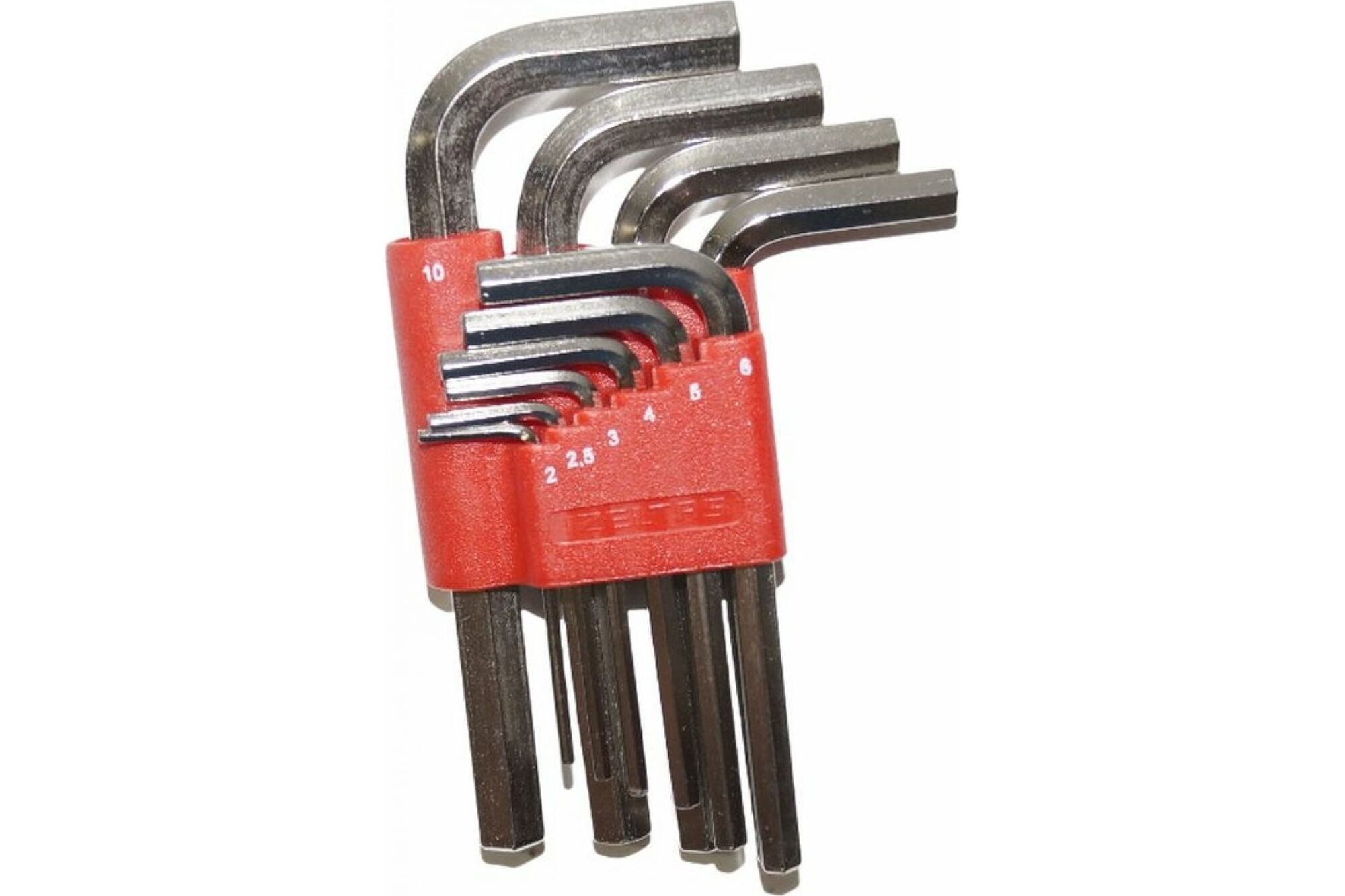 Набор ключей 6-гранных Г-образных 2-10 мм 10 предметов IZELTAS 4900003110