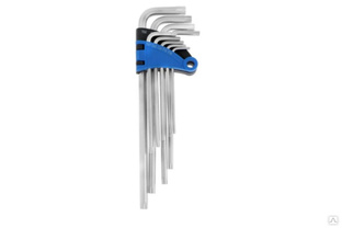 Набор ключей TUNDRA TORX Tamper, экстрадлинные, CrV, TT10 - TT50, 9 шт. 2354397 