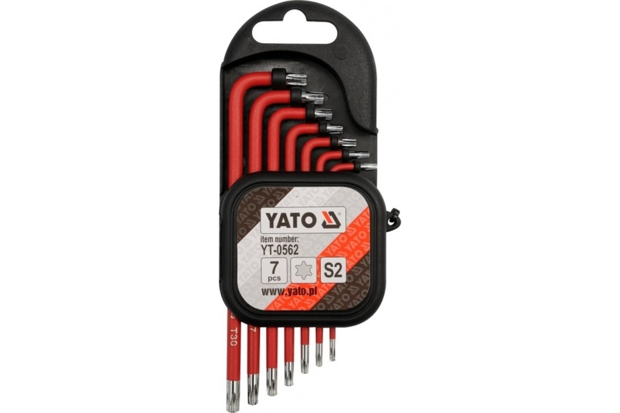 Набор ключей YATO TORX TAMPER PROOF Т9-Т30 YT-0562