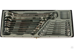 Набор ключей комбинированных 6-24мм 16 предметов в кейсе ROCKFORCE RF-5161 #1