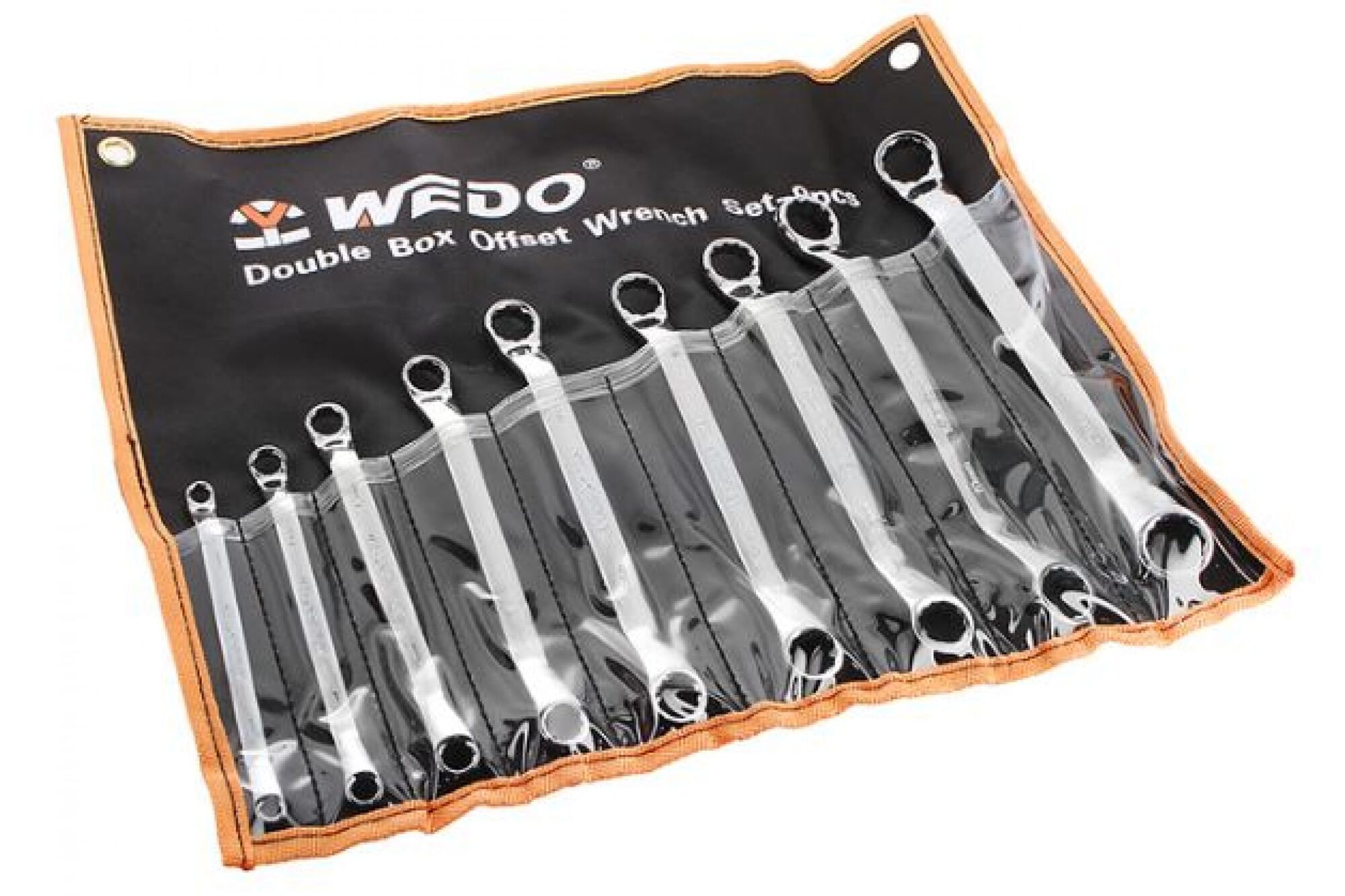 Набор ключей накидных двусторонних WEDO 6-23 мм, 9 шт. WD202B9