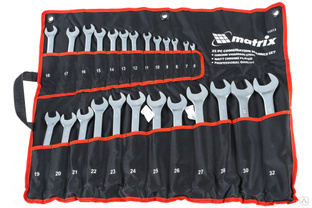 Набор комбинированных ключей MATRIX 6-32 мм, 25 шт. 15413 #1