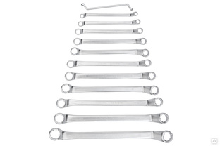 Набор накидных изогнутых ключей (6 x 32 мм, 12 штук) NEO Tools 09-952 #1