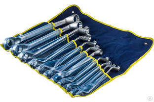 Набор накидных ключей КЗСМИ КГН 8-30 мм, 11 шт, в сумке ПВХ Ц15хр.бцв. 94403217 #1
