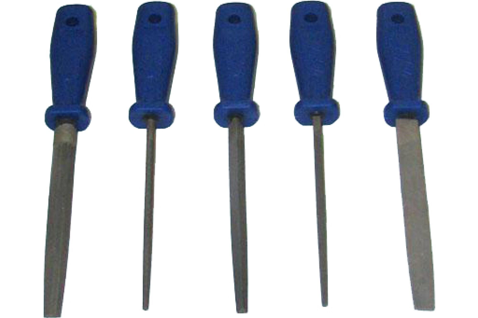 Набор напильников CNIC из 5 шт. 150 мм №2 с пластмассовой ручкой A14 32419