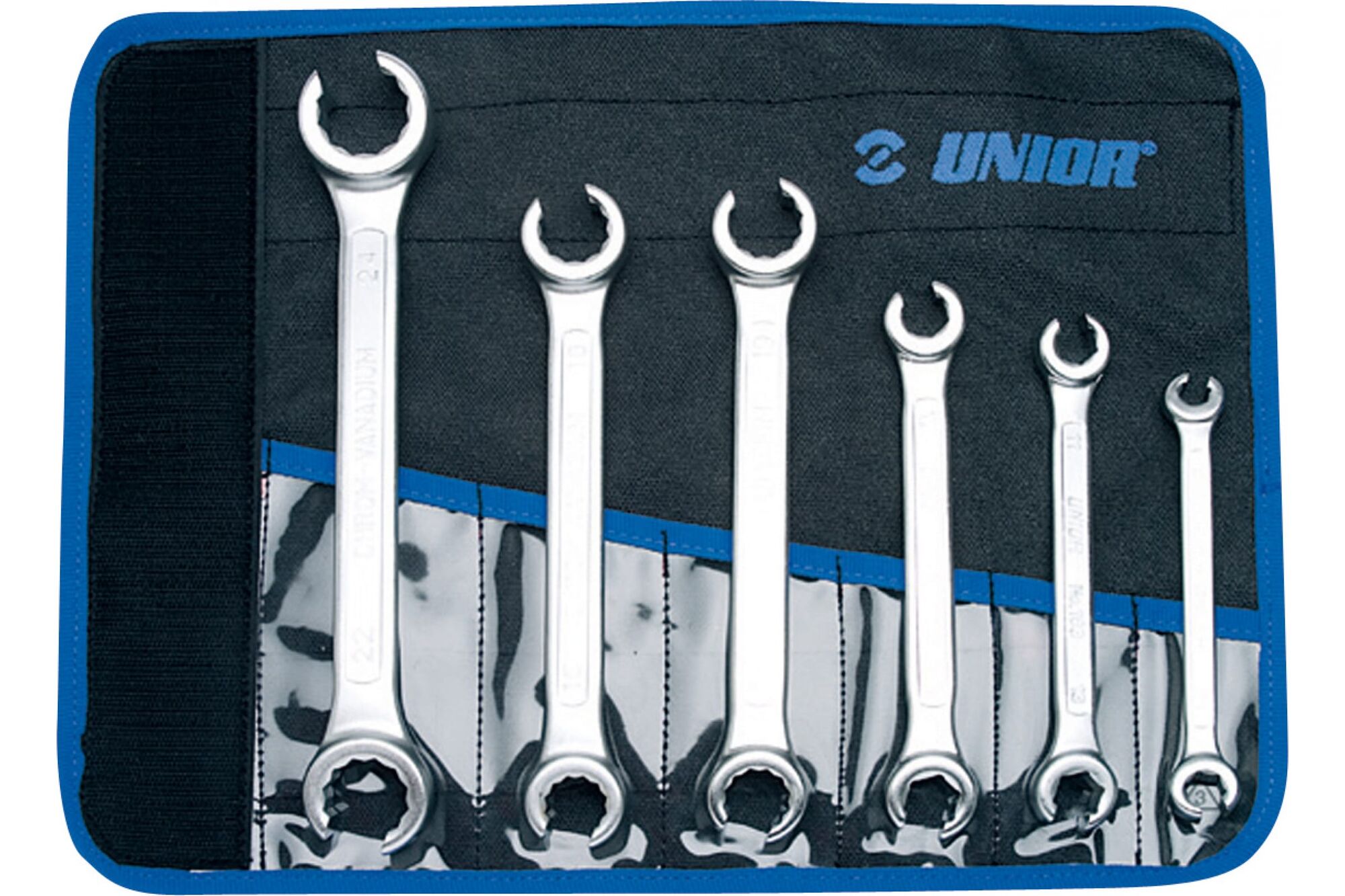 Набор разрезных ключей Unior 6 предметов, в сумке-скрутке 8-24мм 3838909154671
