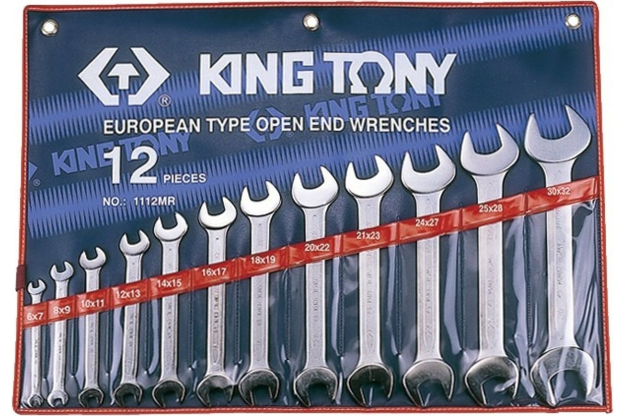 Набор рожковых ключей KING TONY 6-32 мм 12 предметов 1112MR